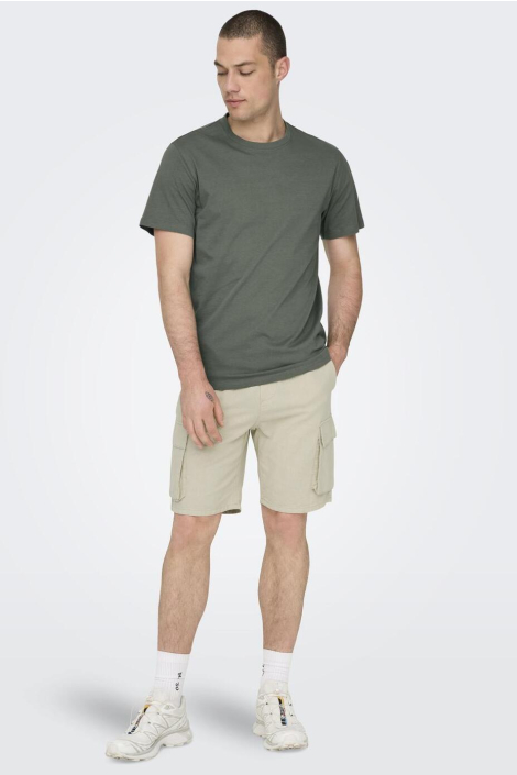 Only & Sons groene heren t-shirt