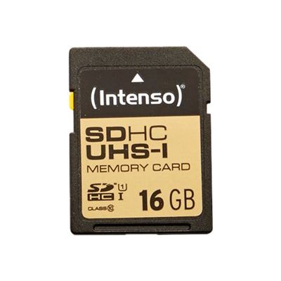 Intenso Premium - Carte mémoire SDHC 16 Go - bleu