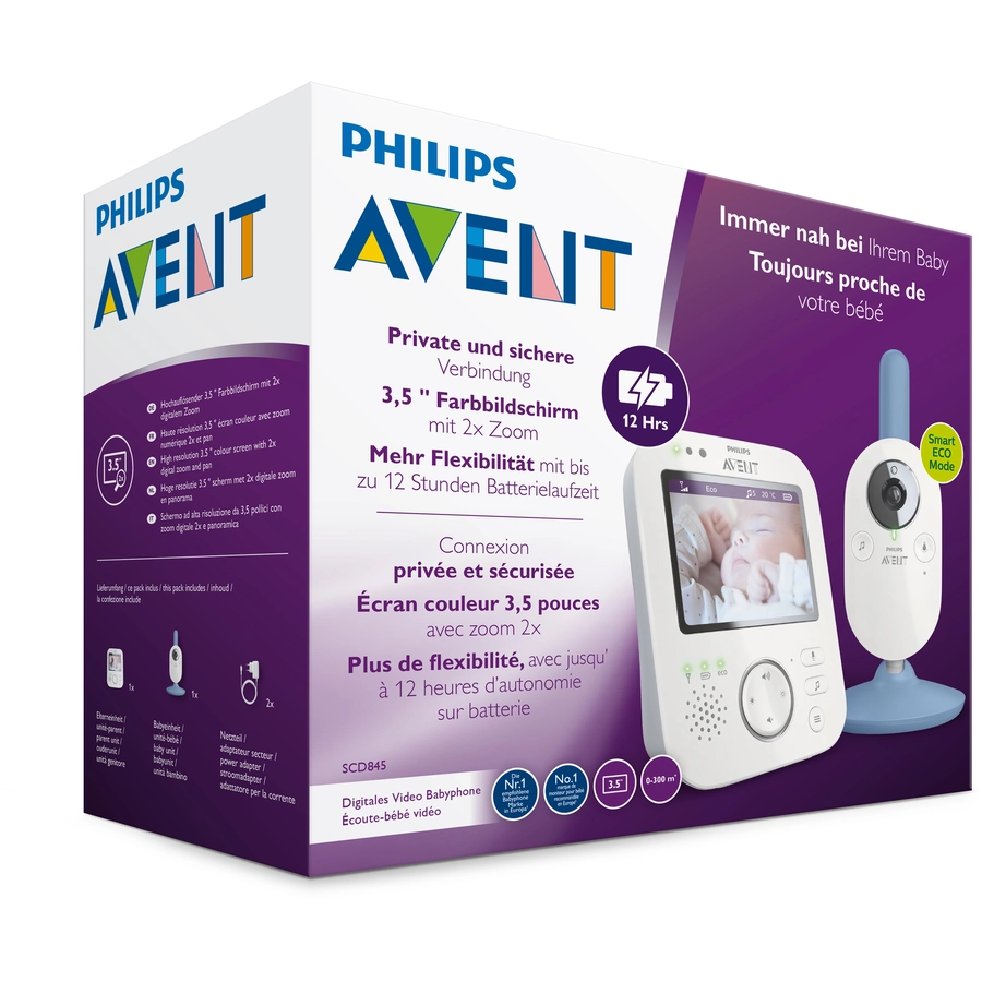 Philips Avent Video-Babyphone SCD84526