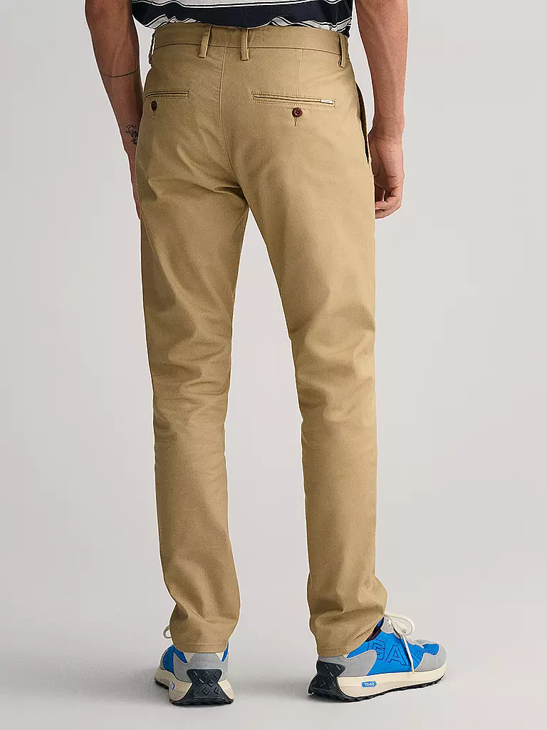 GANT Chino Slim Fit beige