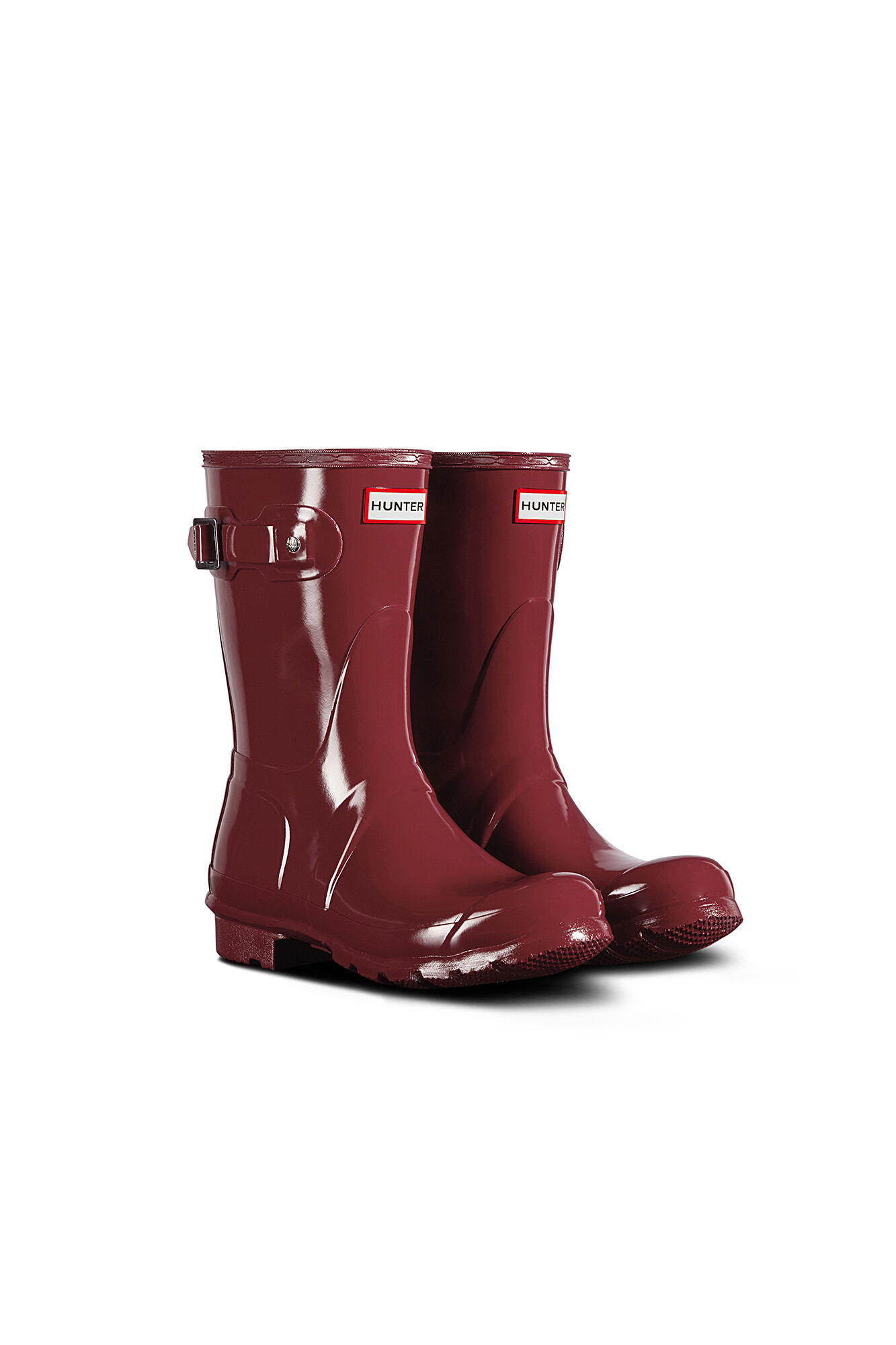 Bota Original Short Gloss Vermelho Outono - Granate