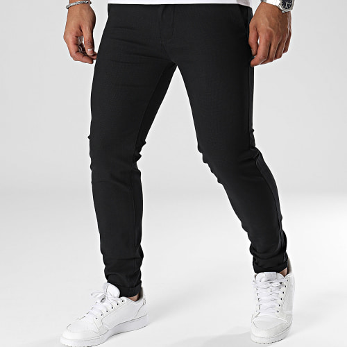 Pantalon Chino Slim Noir