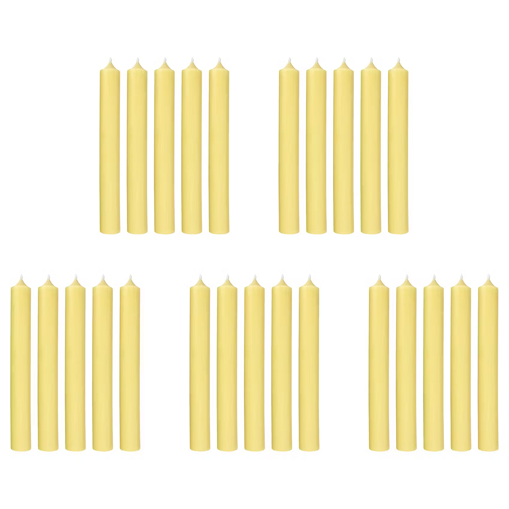 RAINBOW Stabkerze 25er-Set