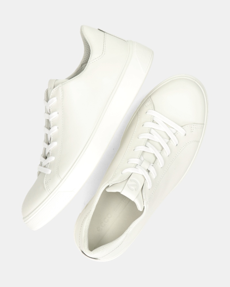 Ecco Street Tray US Lage sneakers  - wit