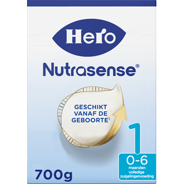 Hero Nutrasense 1 0-6 Maanden Volledige Zuigelingenvoeding 2 x 350 g