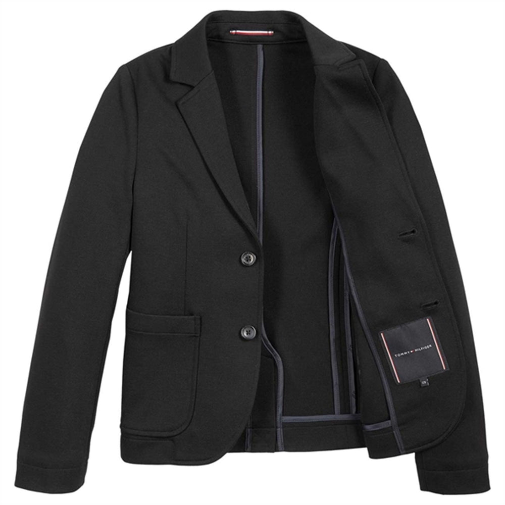 Comfort Pique Jersey Blazer Black - Tommy Hilfiger
