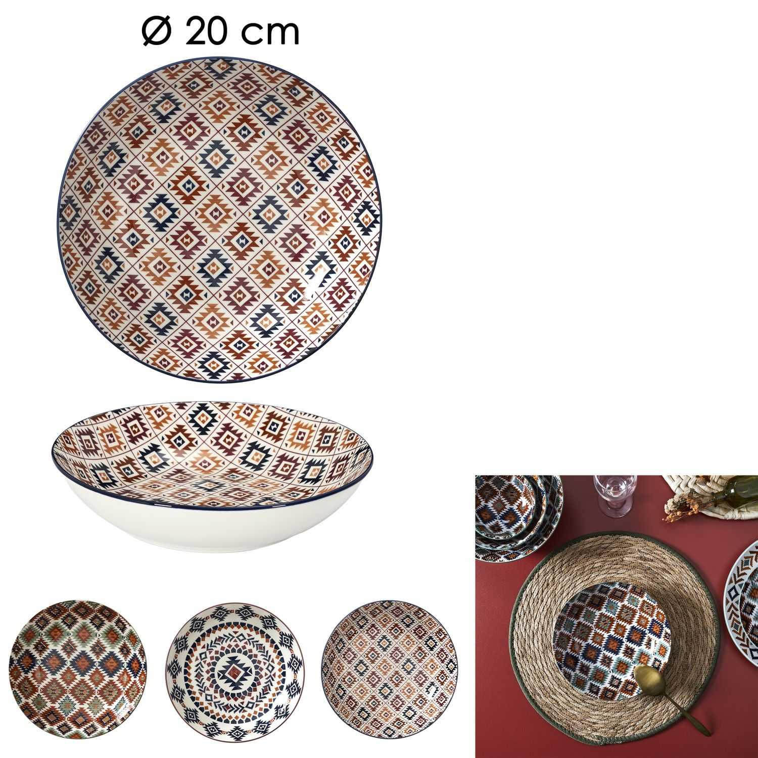 ASSIETTE CREUSE COLLECTION ORIGINE D.20CM