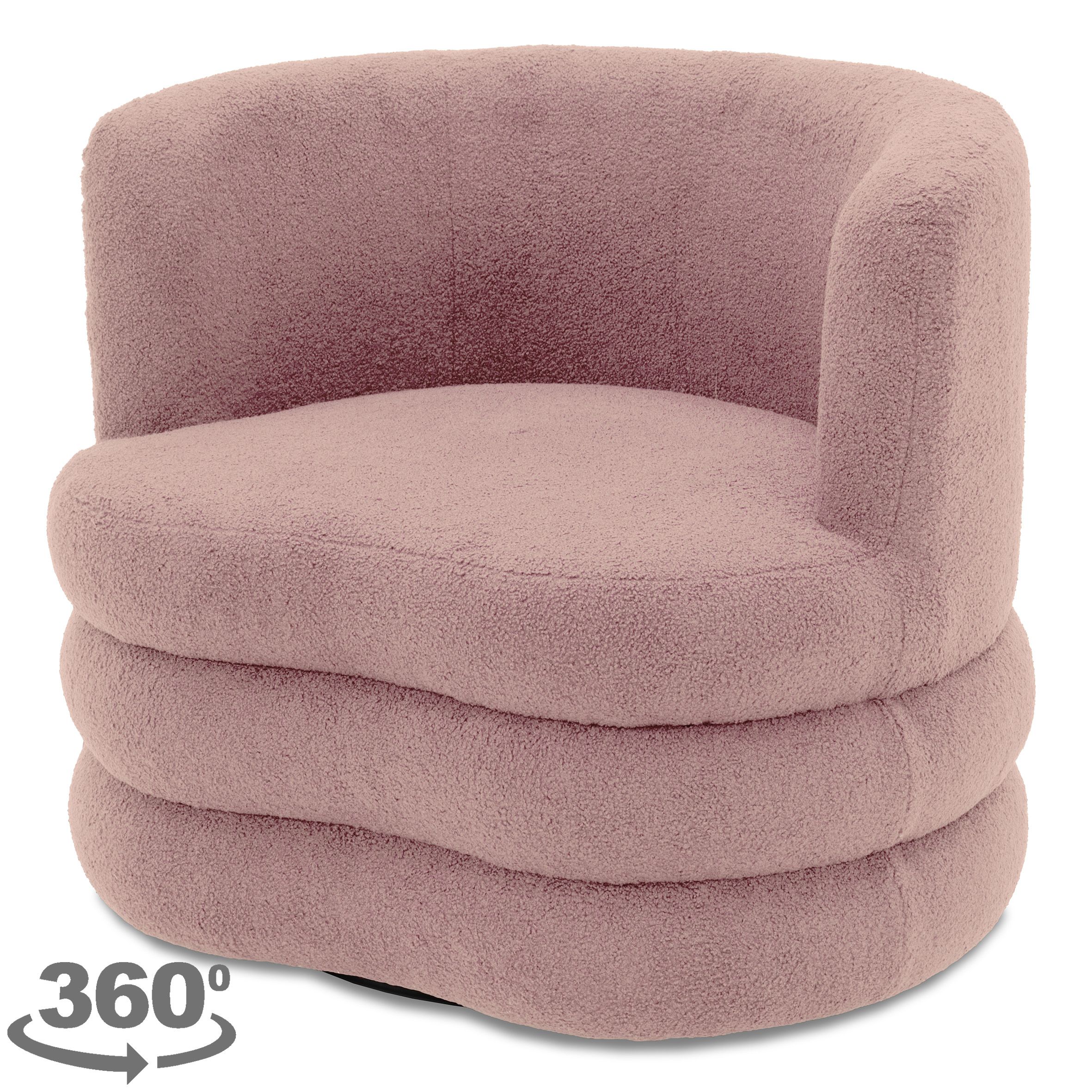 Draaifauteuil Magali B92 x D80 x H77 cm