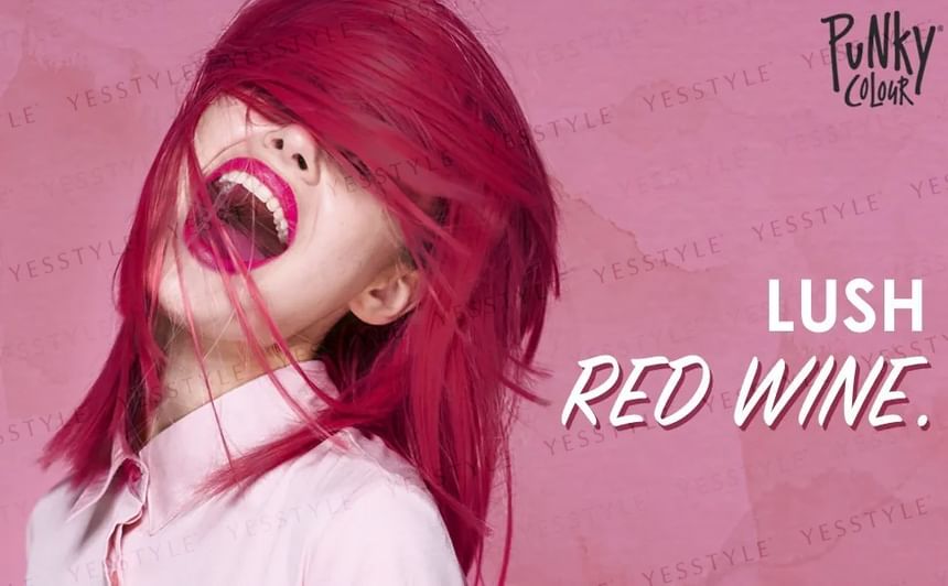 Punky Colour - Semi-permanente conditionerende haarkleur Rode wijn