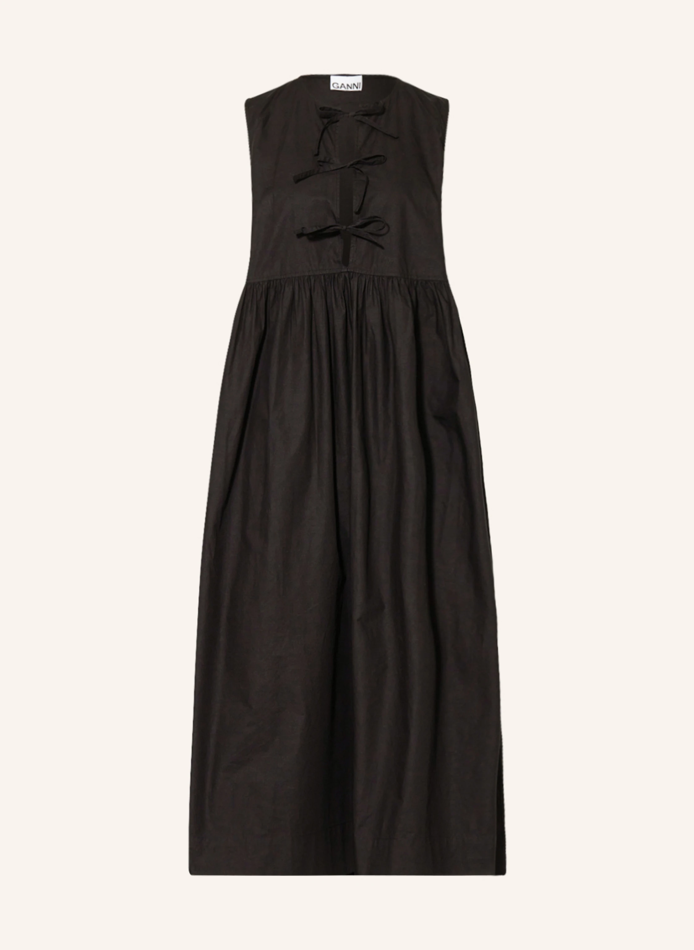 GANNI Kleid mit Cut-outs