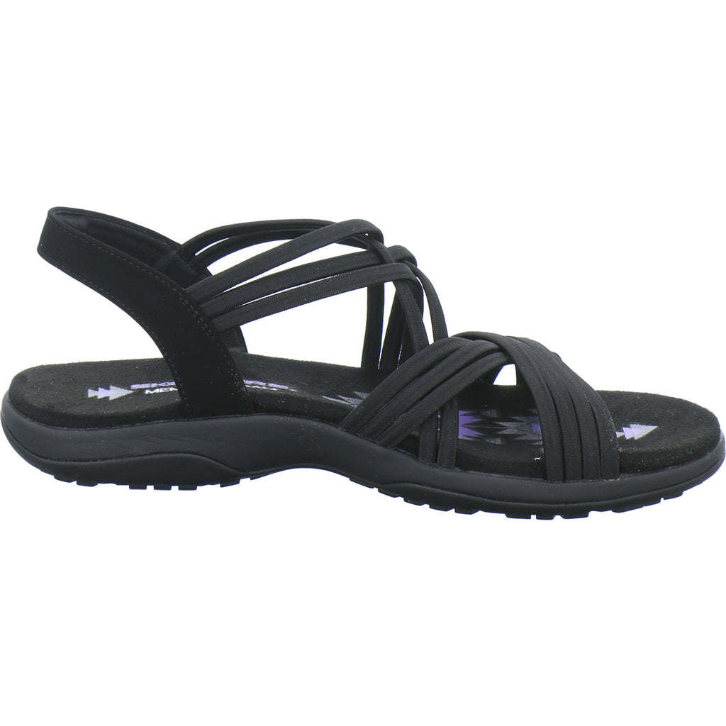 Skechers Sandaletten Damen Reggae Slim Schwarz