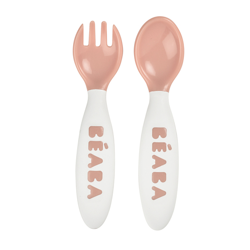 Set de 2 couverts ergo 2ème âge nude - BEABA