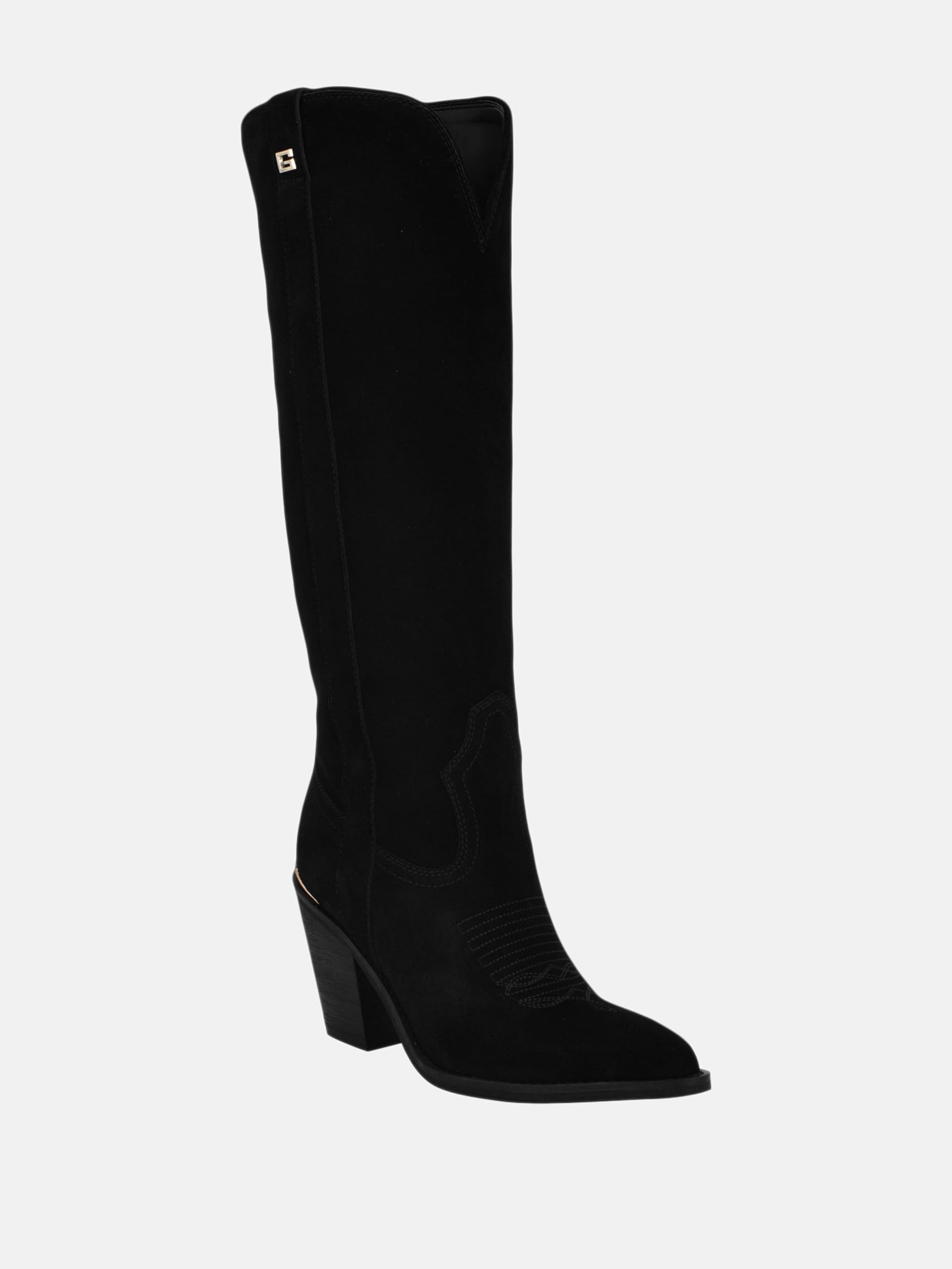 Botas Sashan de camurça até o joelho
