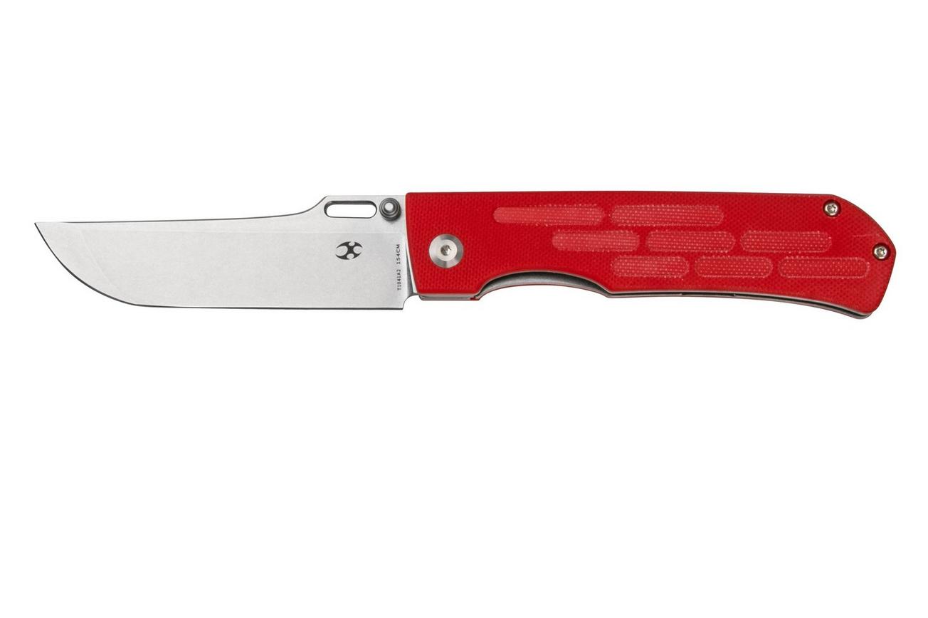 Kansept Reedus T1041A2 Stonewashed, Red G10 zakmes, Dmitry Osarenko design