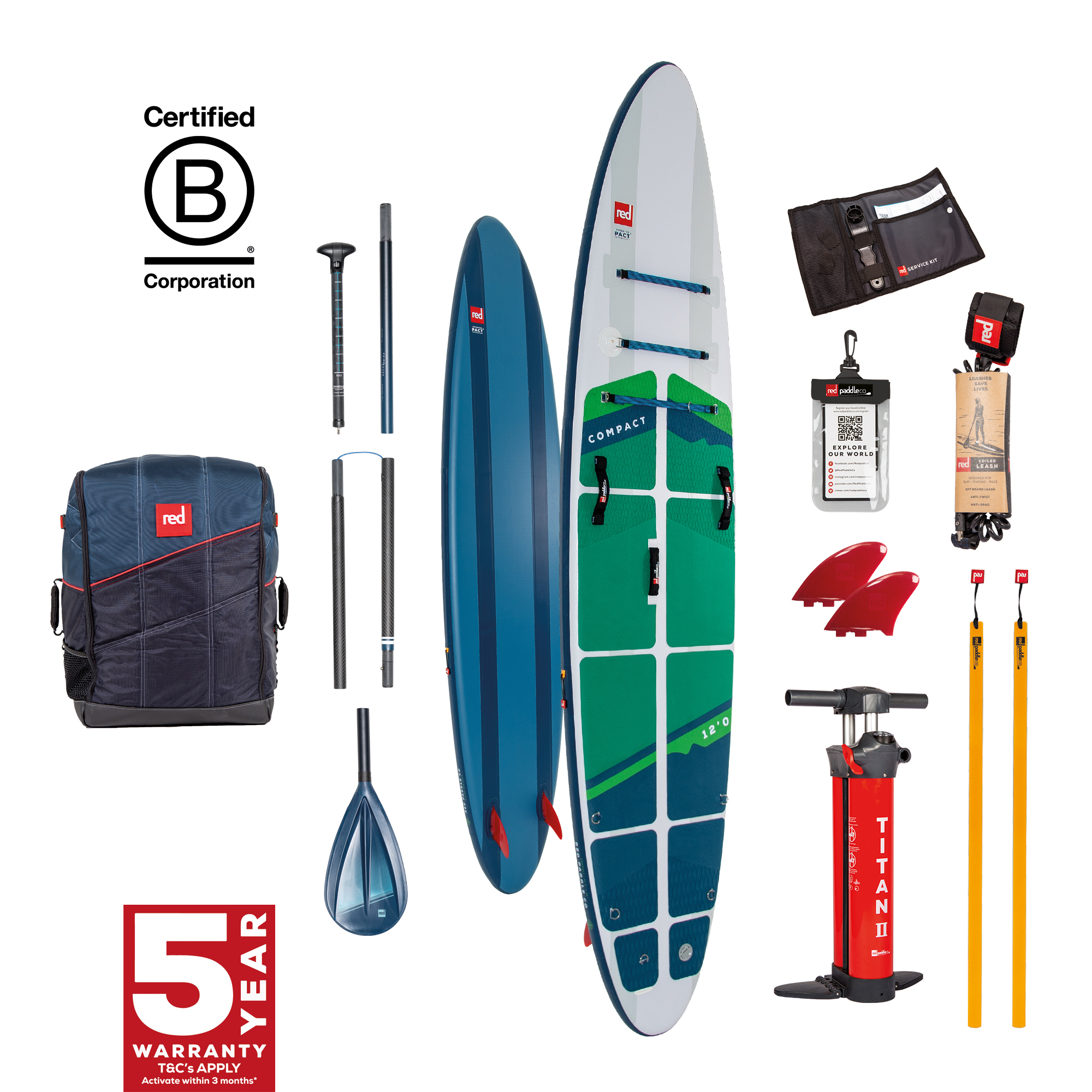 Red Paddle Co COMPACT MSL 1000 - 2024 8'10'' X 29