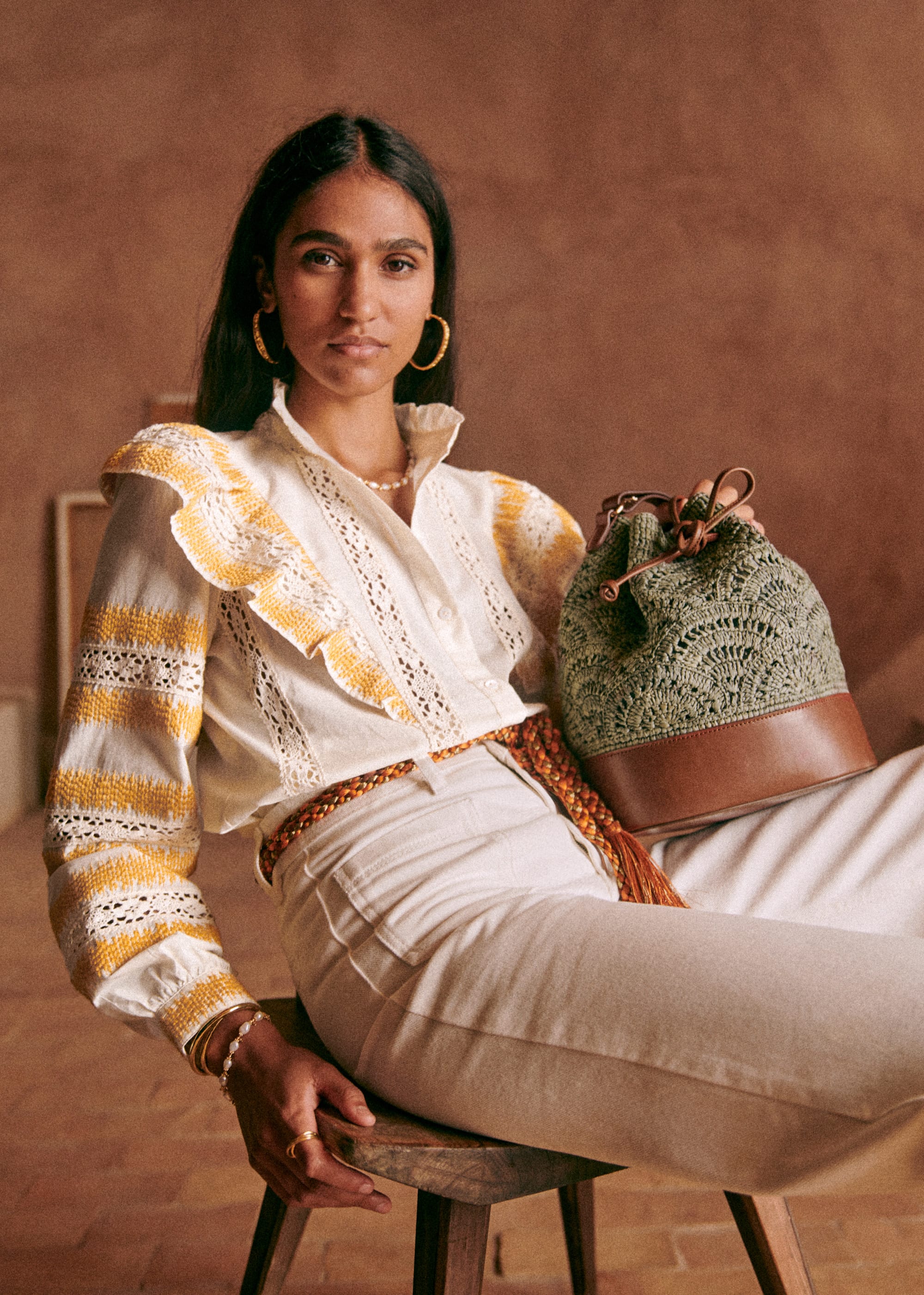 Chemise Fédora - Écru Jaune - E-SHOP/CHEMISES & BLOUSES 5905253