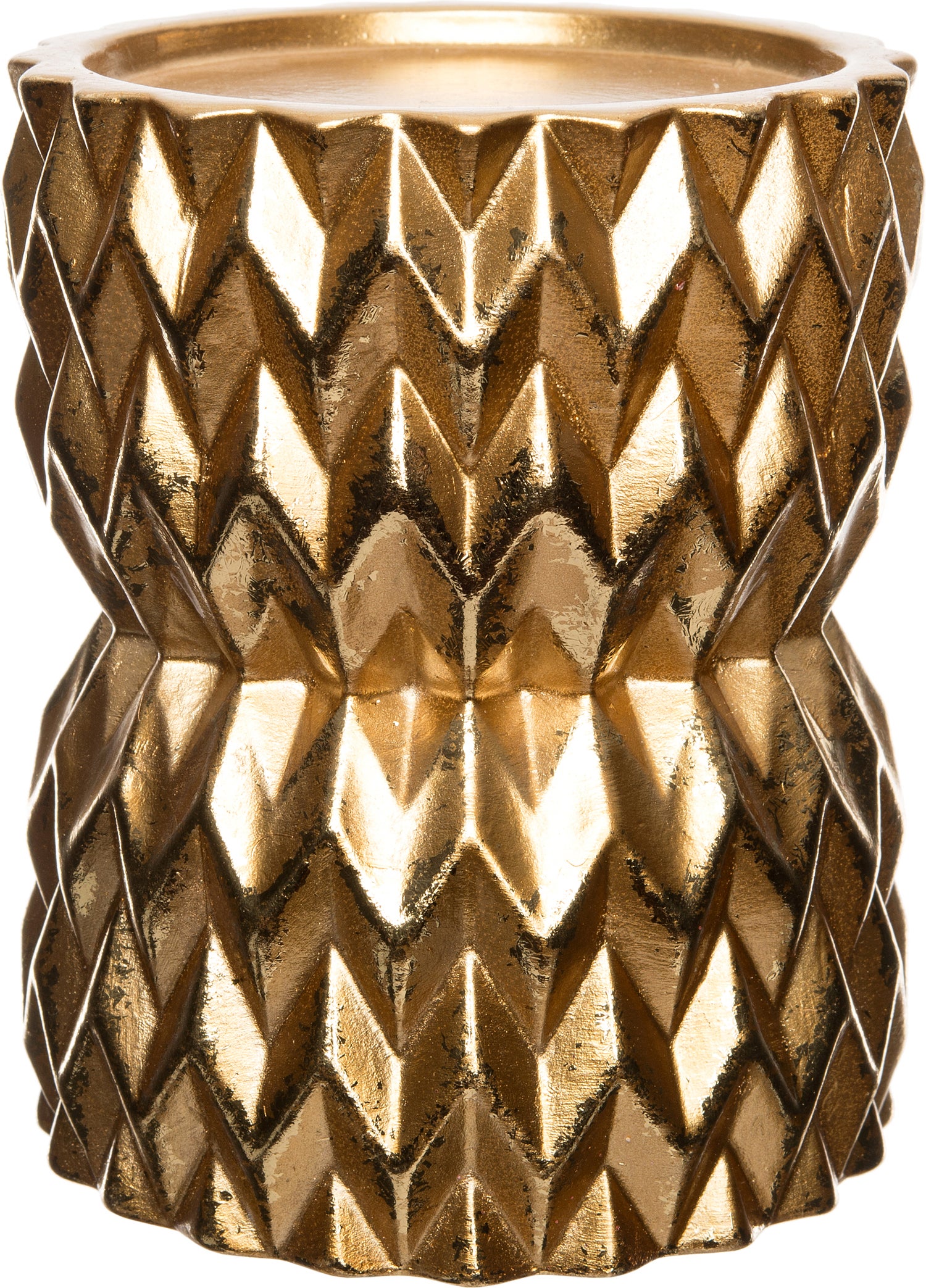 Intratuin waxinelichthouder goud D 10 H 12 cm
