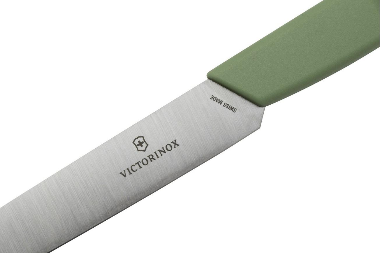 Victorinox Swiss Modern 6.9006.1042 groentemes 10 cm, mosgroen