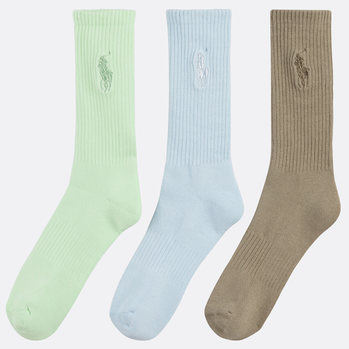 POLO RALPH LAUREN<br>Conjunto de 3 pares de meias