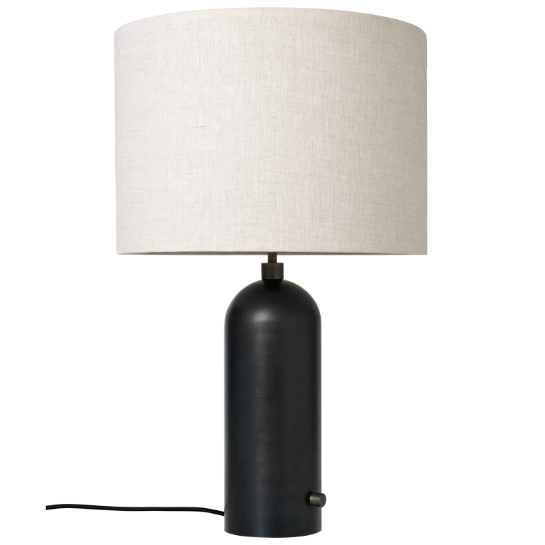 Gubi Gravity tafellamp large zwart/canvas