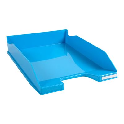 Exacompta COMBO Glossy - Corbeille à courrier turquoise