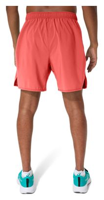 Short Asics Core Run 7in Rouge Homme