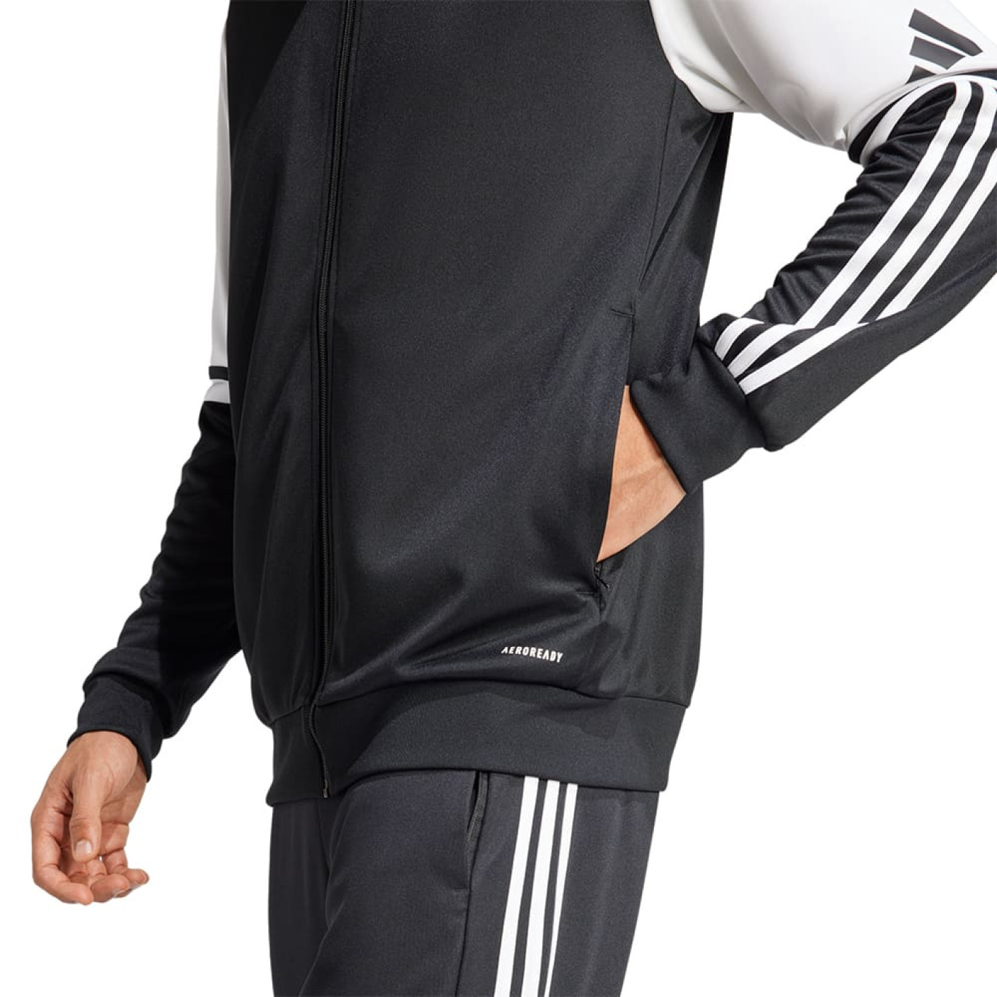Adidas Squadra 25 Hooded Trainingsjack Zwart Wit