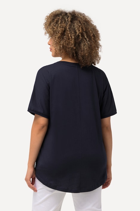 T-Shirt, Fotomotiv, Oversized, Rundhals, Halbarm