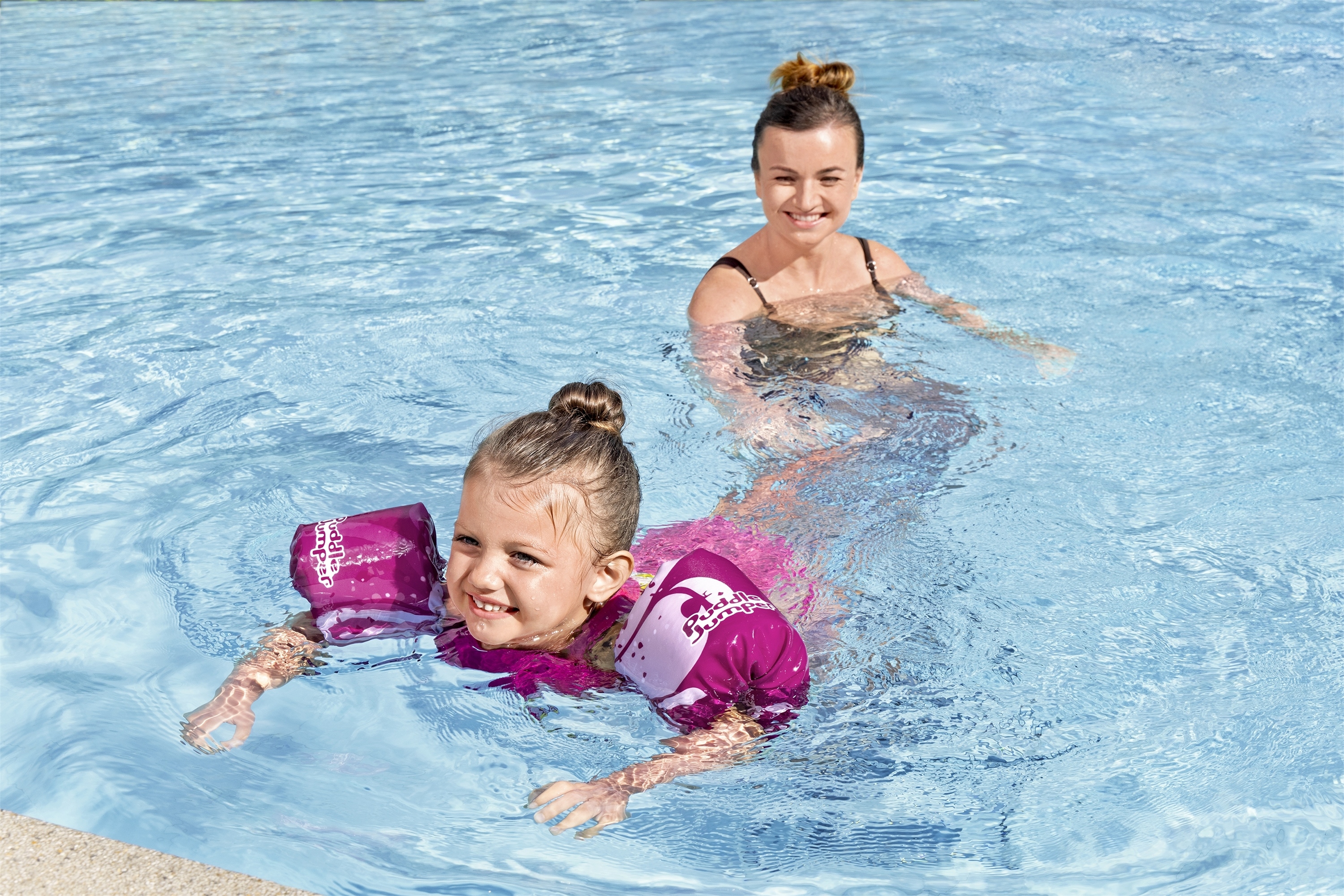 Schwimmhilfe für Kinder Puddle Jumper Tropical Flowers 15 - 30 kg