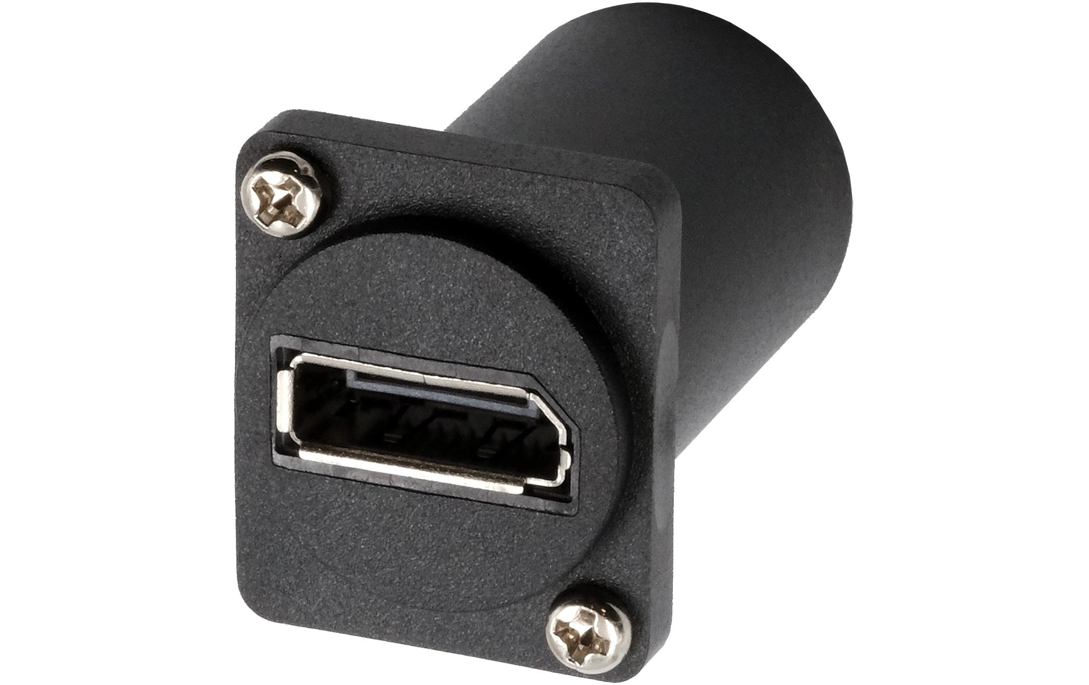 Adapter EX-49170 Buchse zu BuchseExsys D-Typ Adapter DisplayPort Buchse zu Mini DisplayPort Buchse