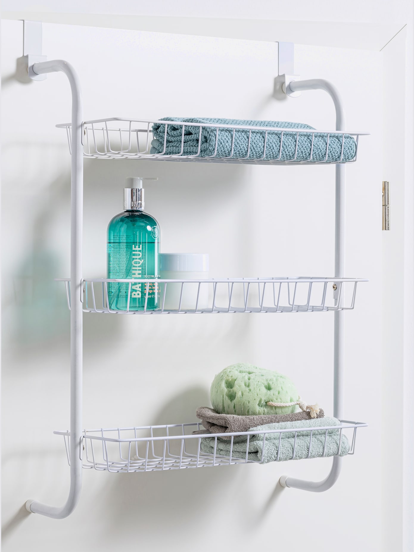 Étagère de salle de bain métal