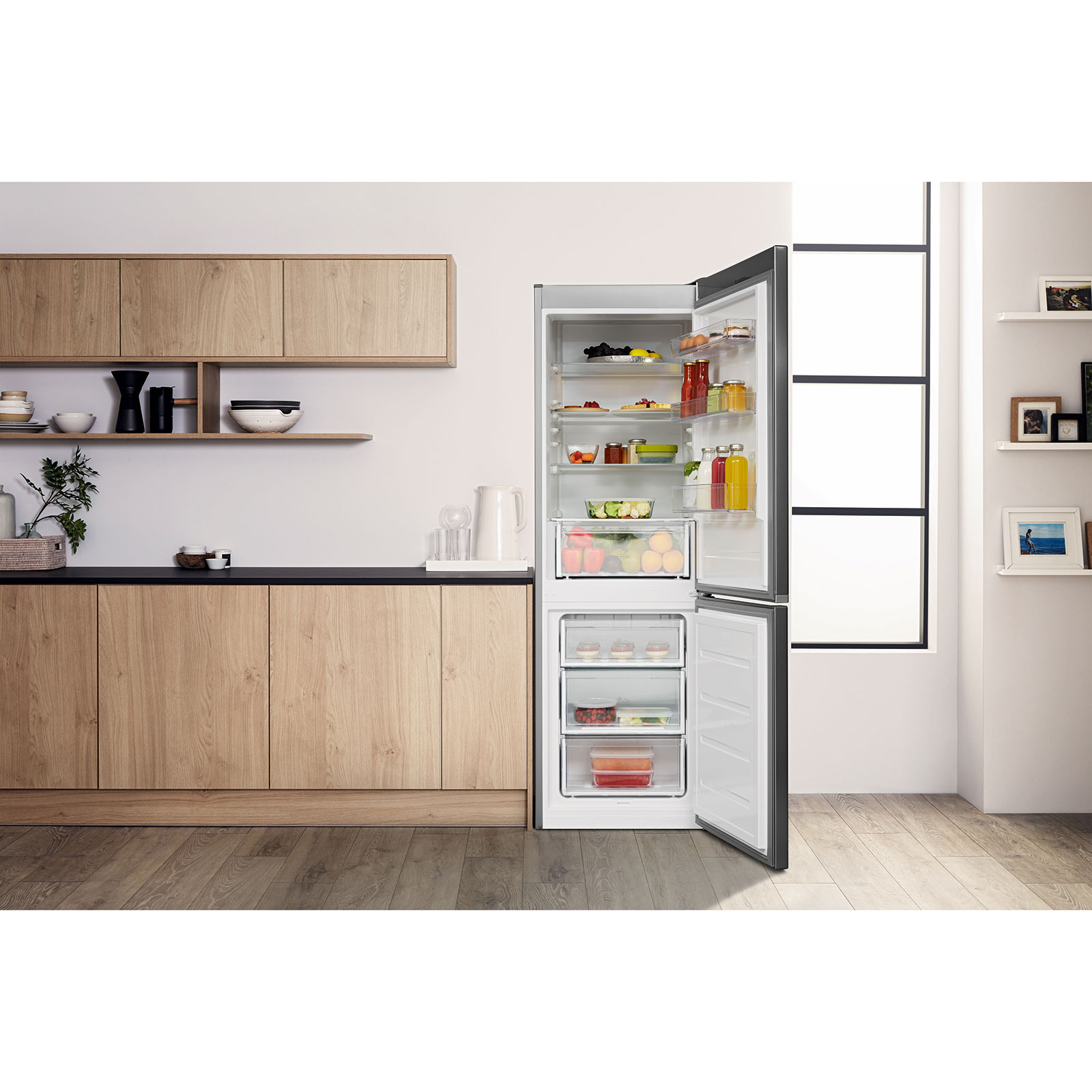 BAUKNECHT Kühl-/Gefrierkombination KG LessFrost 189EIN - silber - E