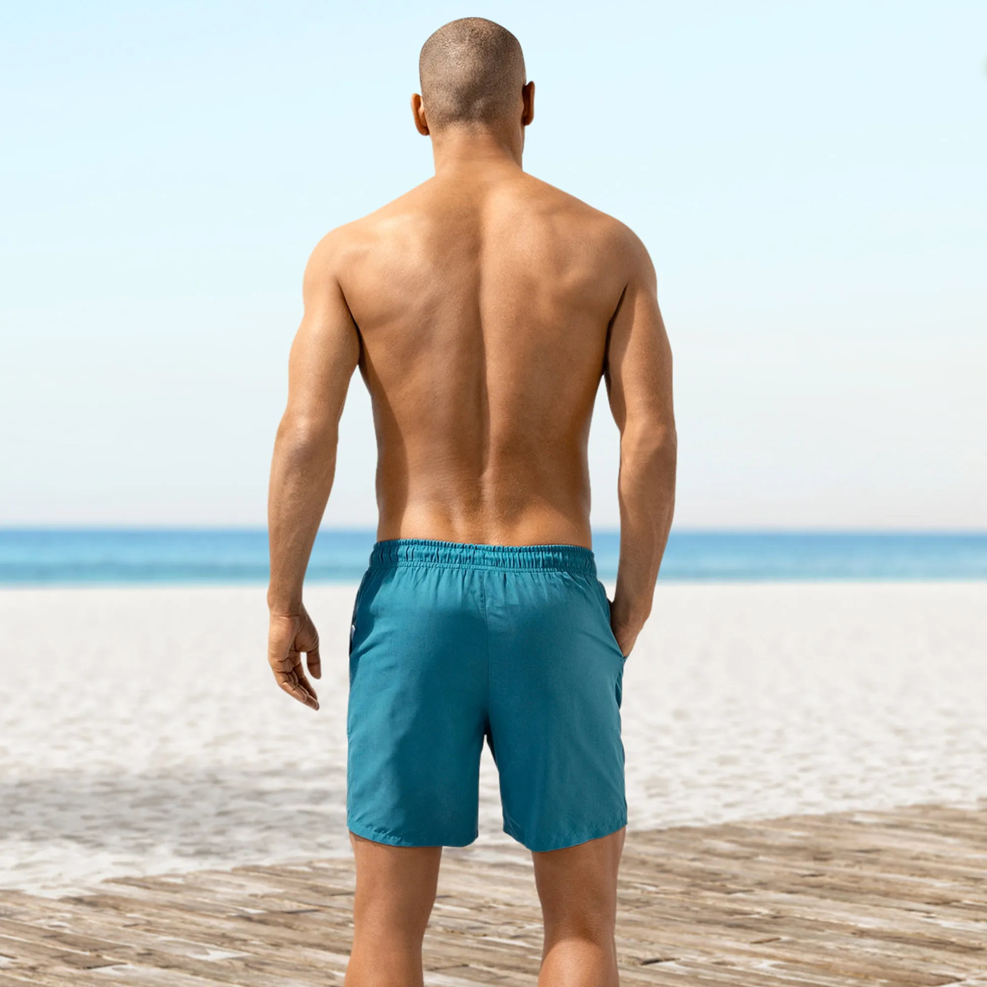 Herren-Badeshorts mit Eingrifftaschen