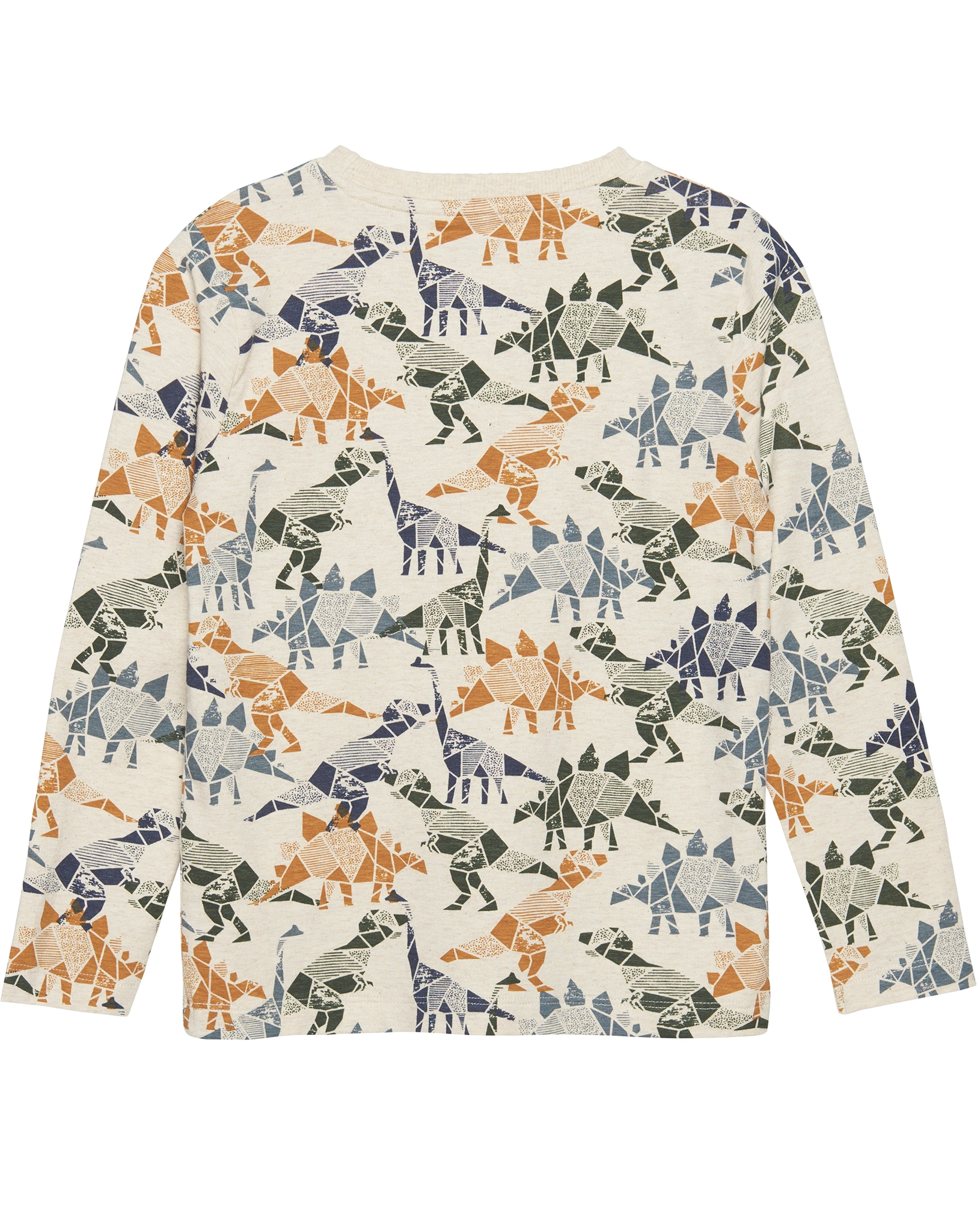 Langarmshirt DINOSAURIER AOP in beige