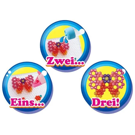 Aquabeads Bastel-Set Künstlerkoffer über 1200 Perlen und Glitzerperlen