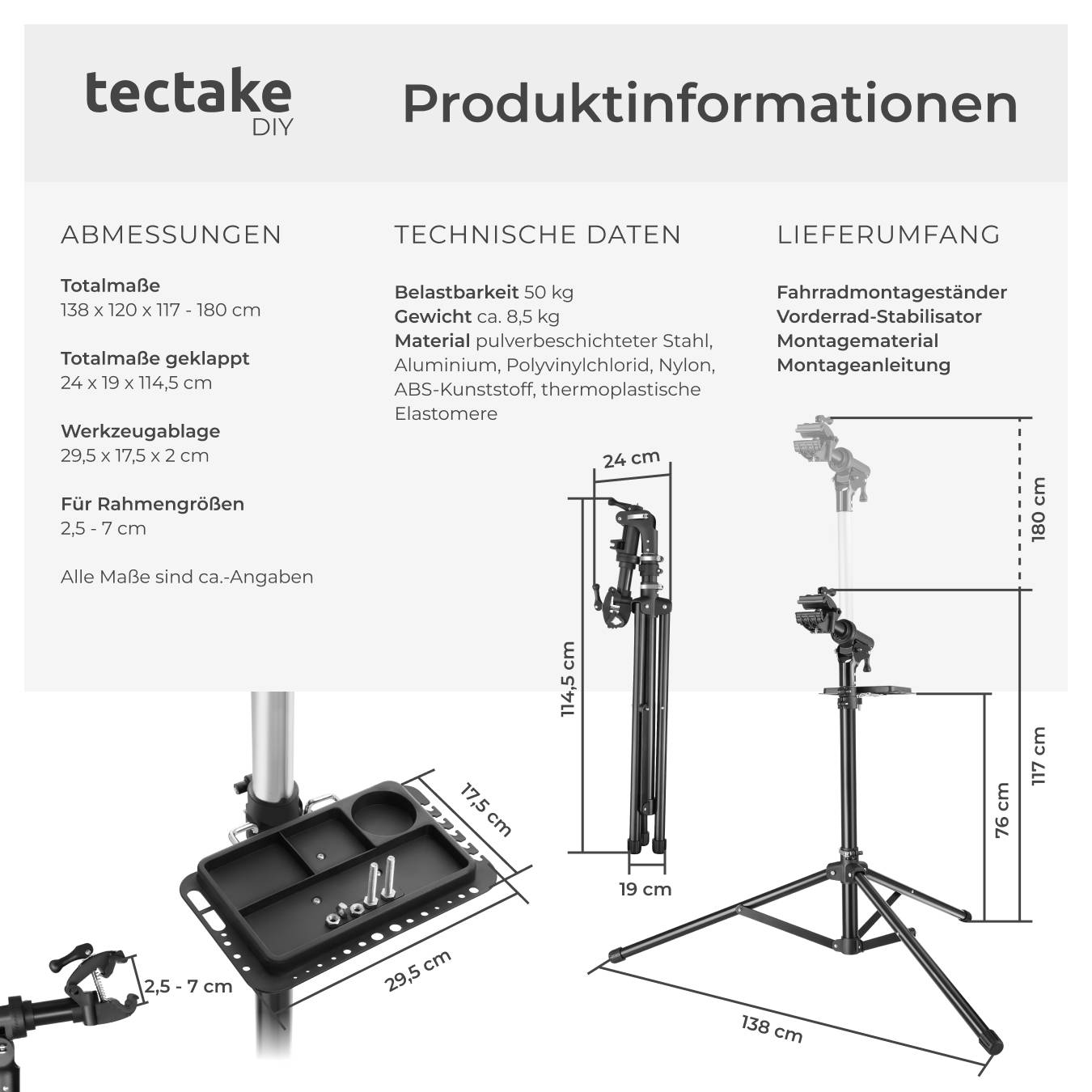 Fahrradmontageständer Tristan