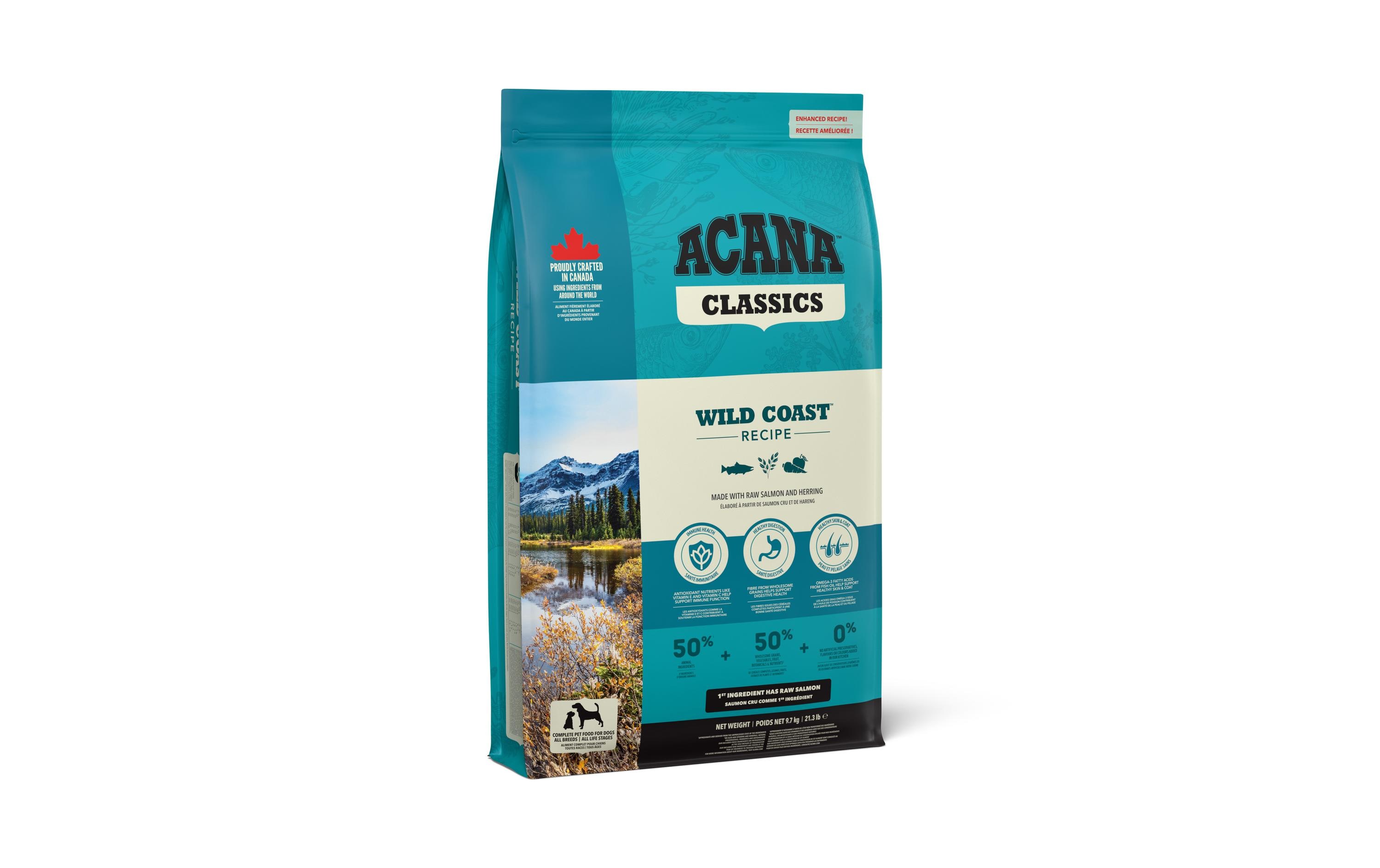 Trockenfutter Classics Wild Coast Recipe, 9.7 kgAlleinfuttermittel für ausgewachsene Hunde