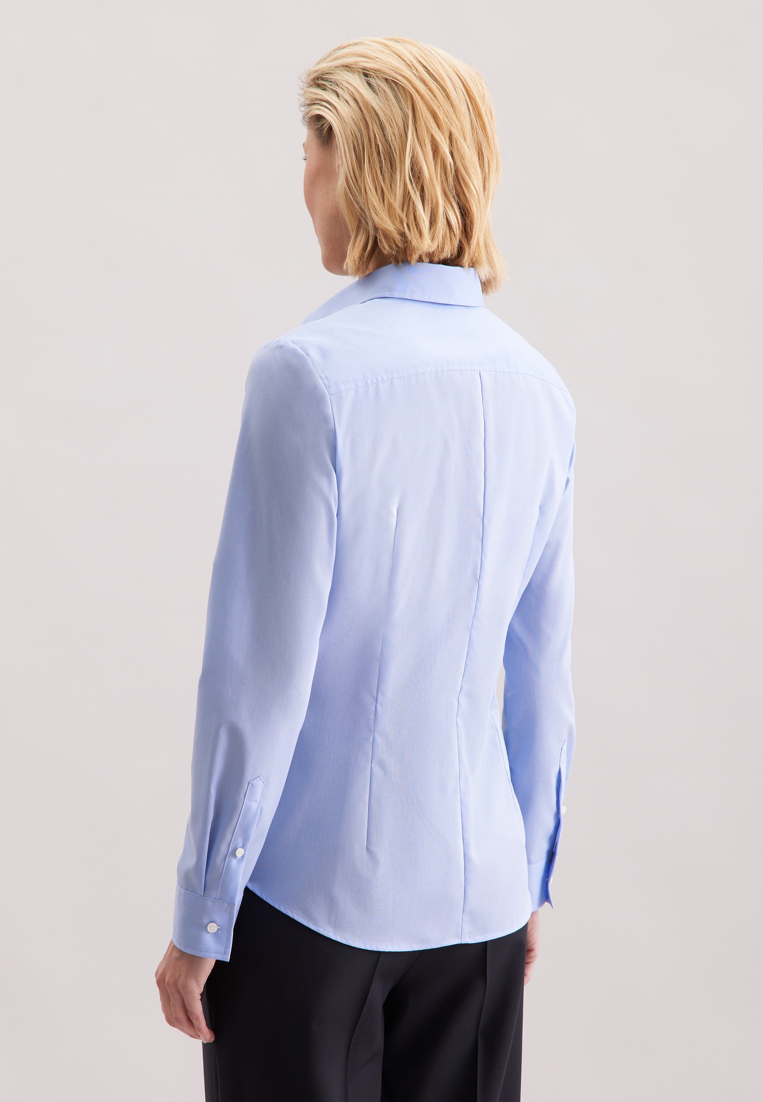 seidensticker Hemdbluse , 1/1 Kragen Uni