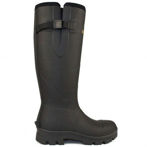 Botas de chuva de neoprene Rockfish para homem, pretas.