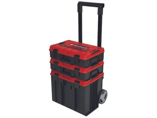 Einhell E-Case Tower, Sort, Rød, Polypropylen (PP), Varmeresistent, Splash resistant, 415 x 273 x 320 mm, 1,01 kg, 450 mm