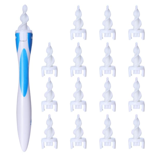 Smart Swab Spiral ørerenser + 16 ekstra silikonspisser