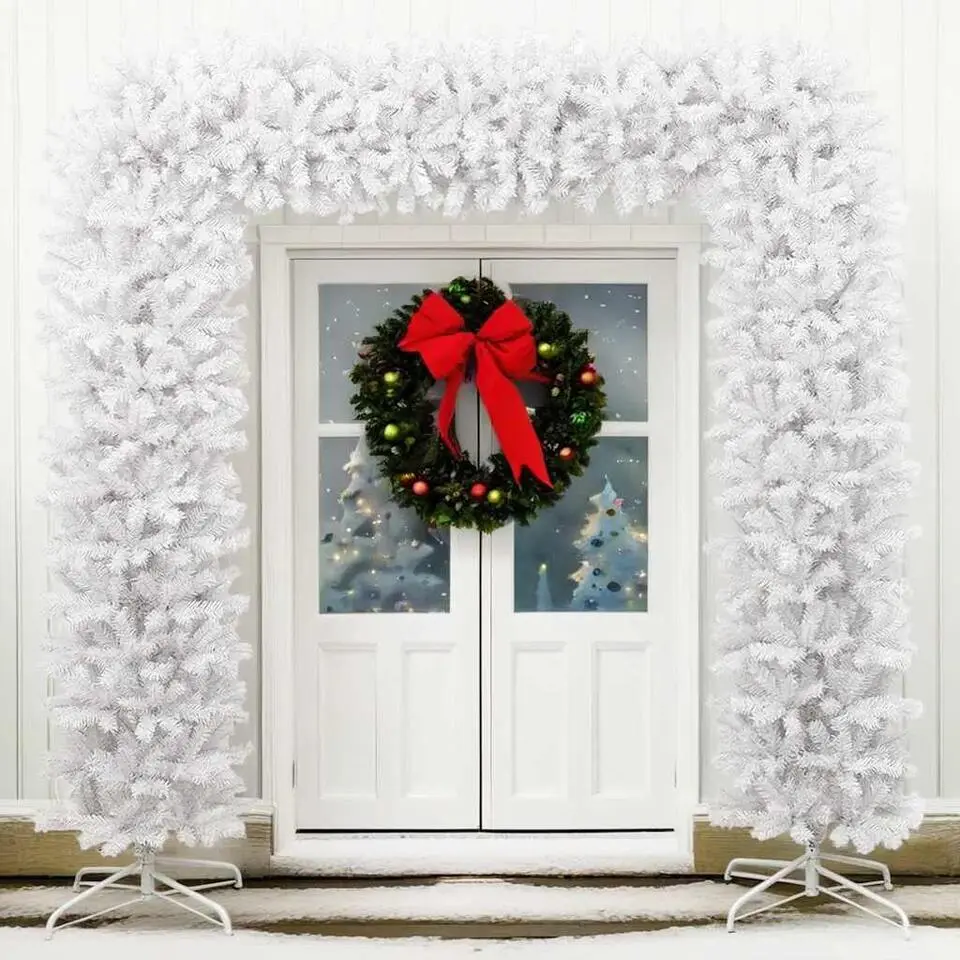 vidaXL - Kerstboog - Wit - 240 x 215 cm
