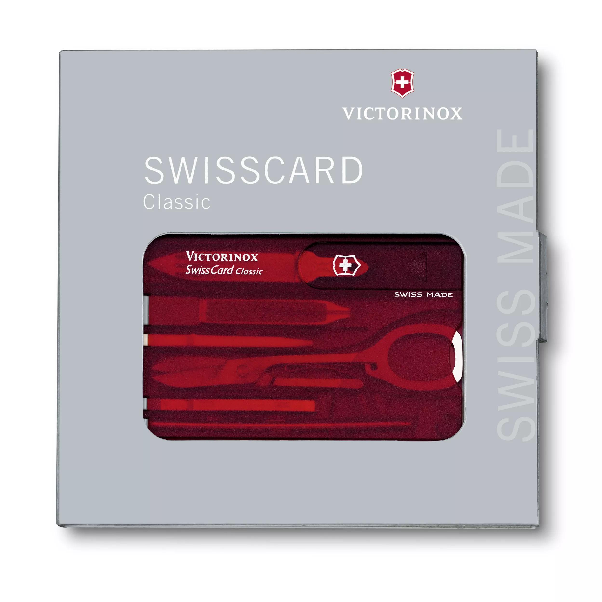 Swiss Card Classic-rot transparent