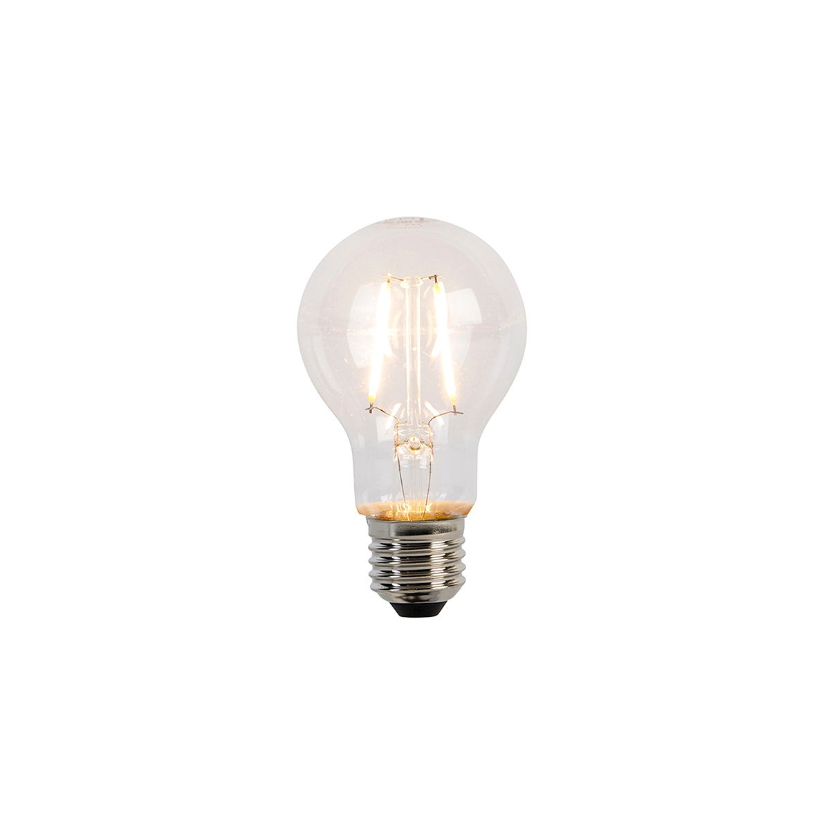 Set van 5 E27 LED lamp filament A60 2W 210 lm 2200K