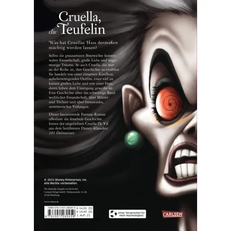 Carlsen Verlag Disney. Villains 7: Cruella, die Teufelin