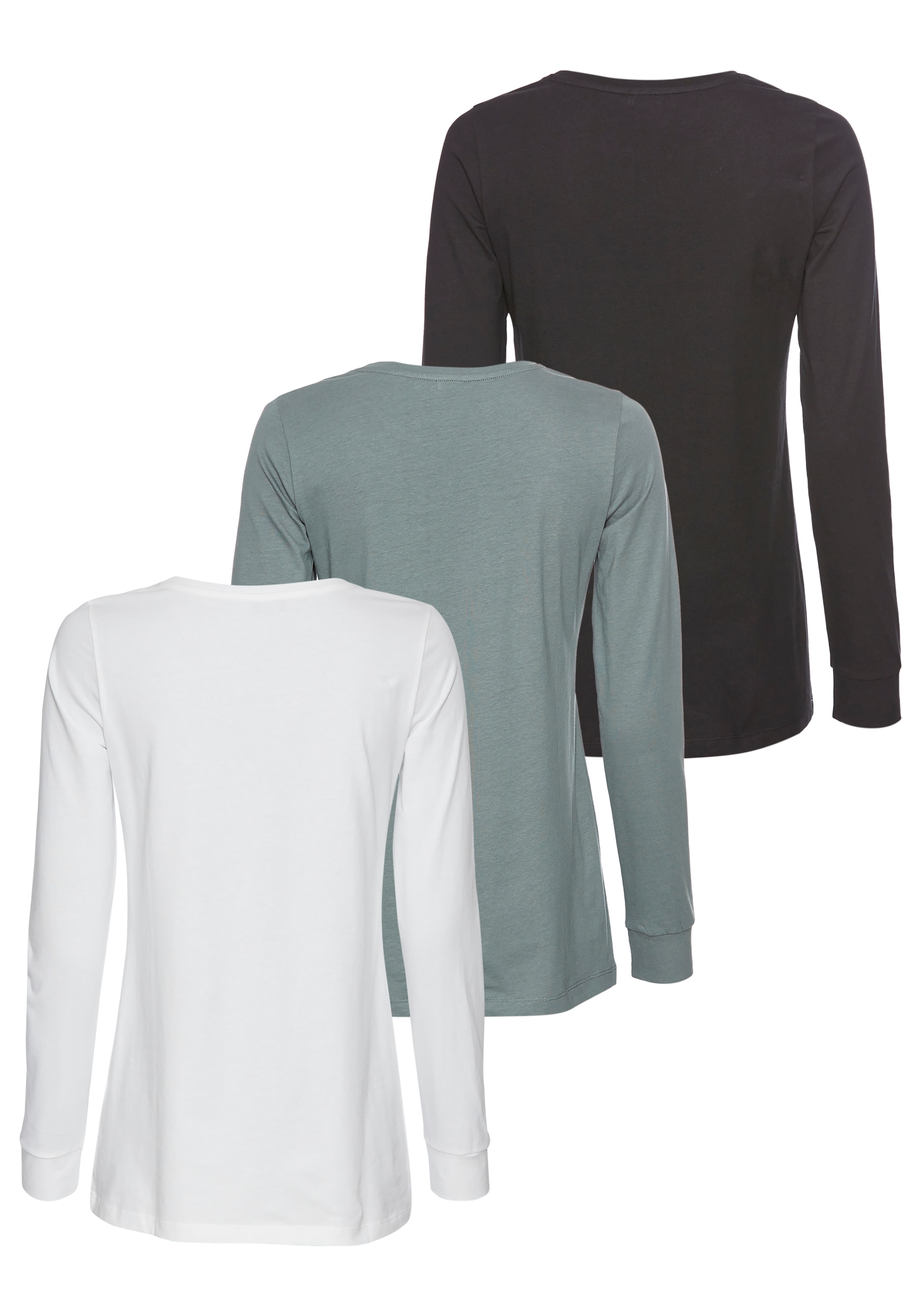 Laura Scott Langarmshirt , mit Bündchen am Ärmelabschluss