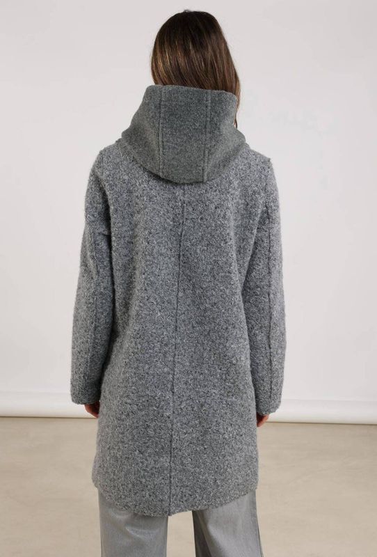 NUKUS - Inna Jacket Boucle - Winterjas - Grijs