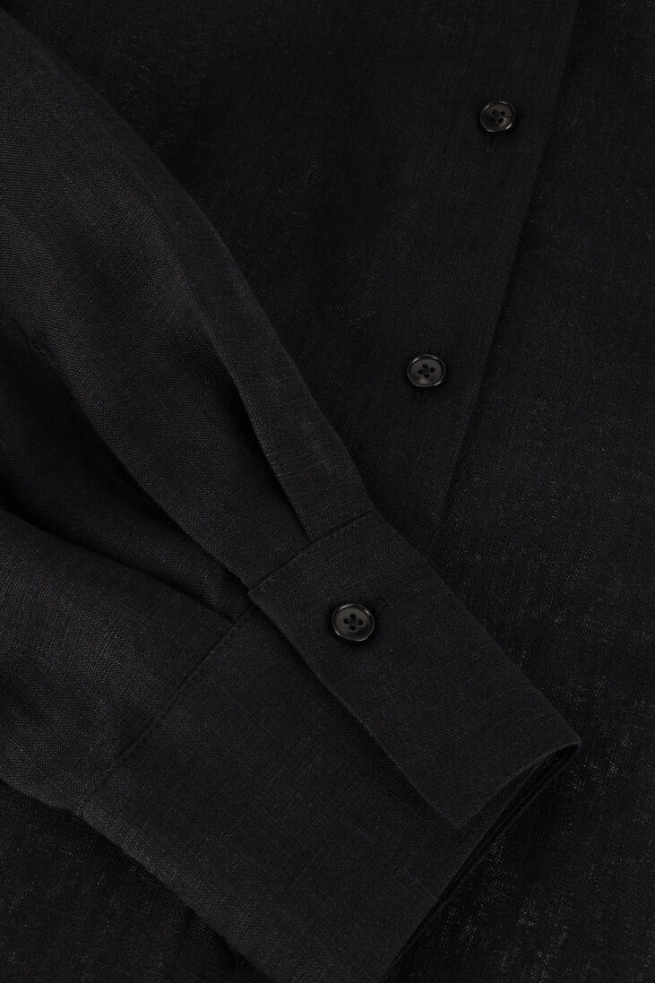 zwarte drykorn maxi jurk dravena