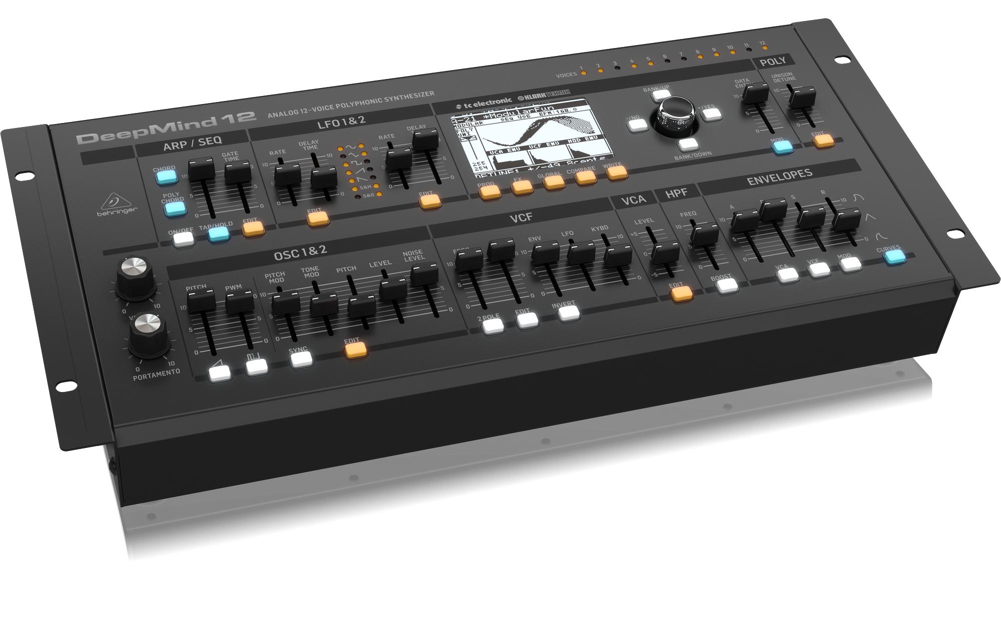 Synthesizer Deepmind 12D<br>12-stimmiger, polyphoner Analog-Synthesizer