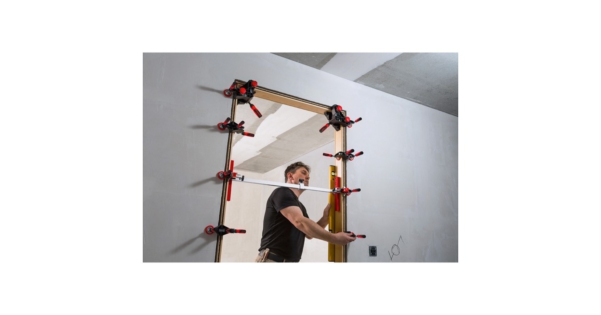 BESSEYKozijnuitlijnklem TFM-2K lijmklem  (Zwart/rood)